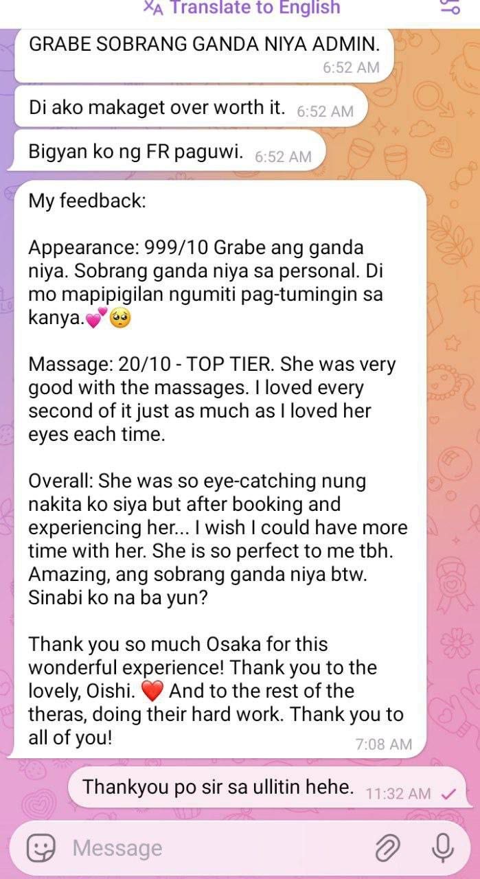 Client testimonial