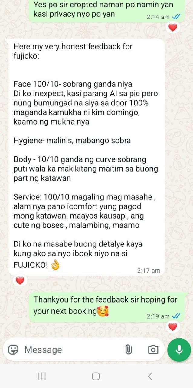 Client testimonial